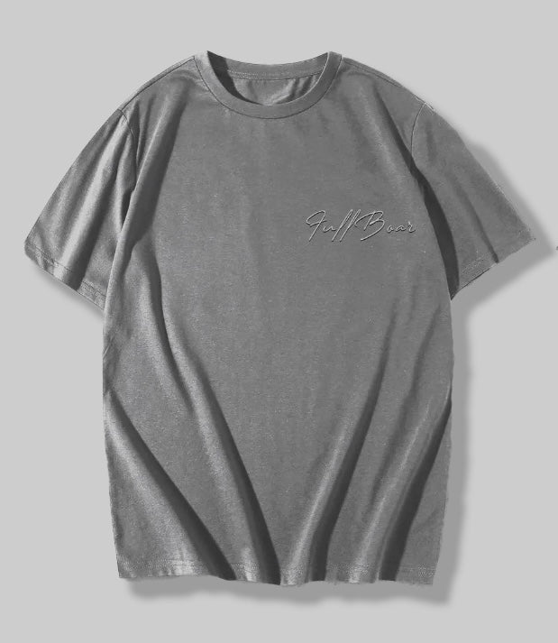 FULLBOAR Gray Oversized Tee